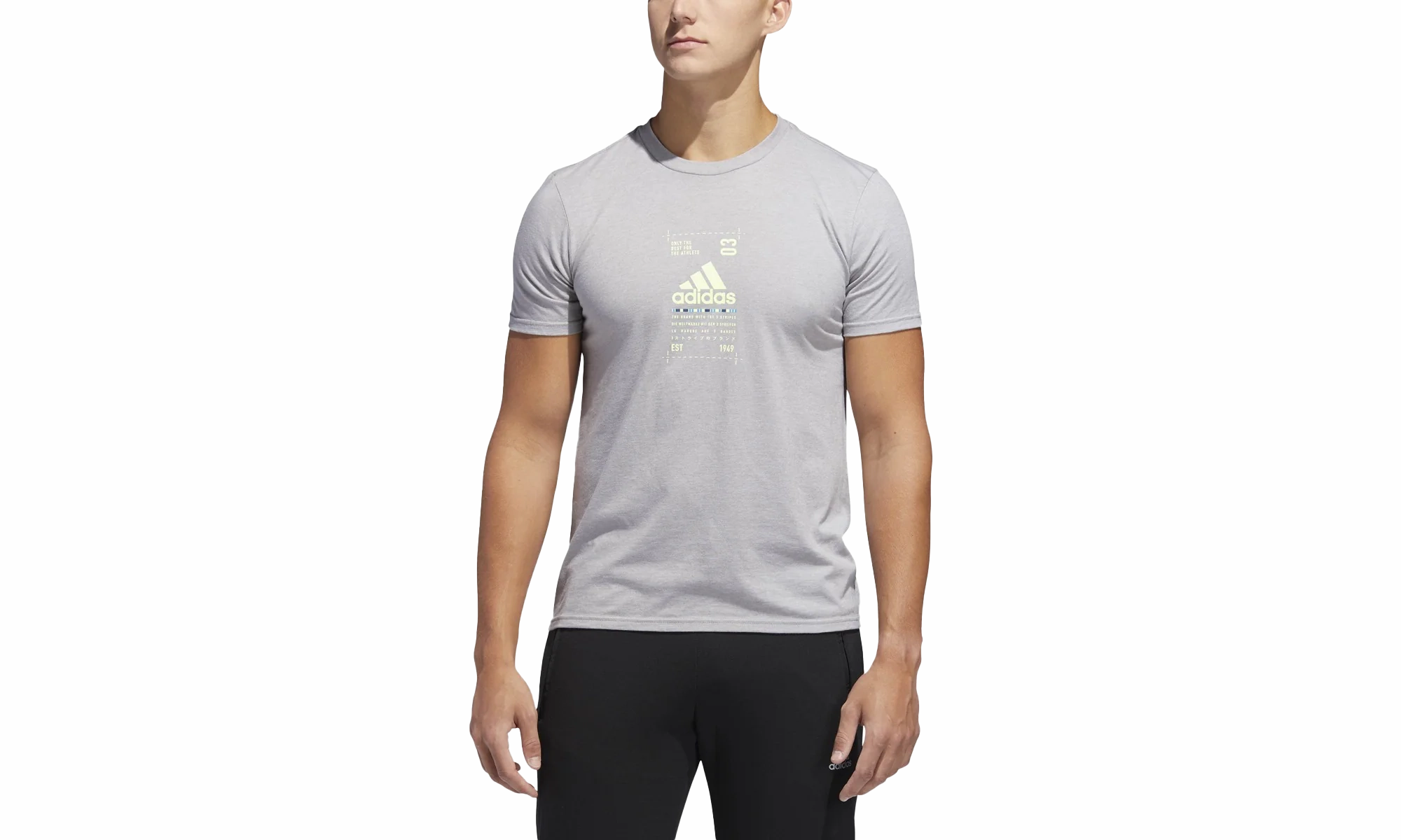MultiPocket LowBulkFabric Emblem Coded Graphic Tee "Grey Heather"