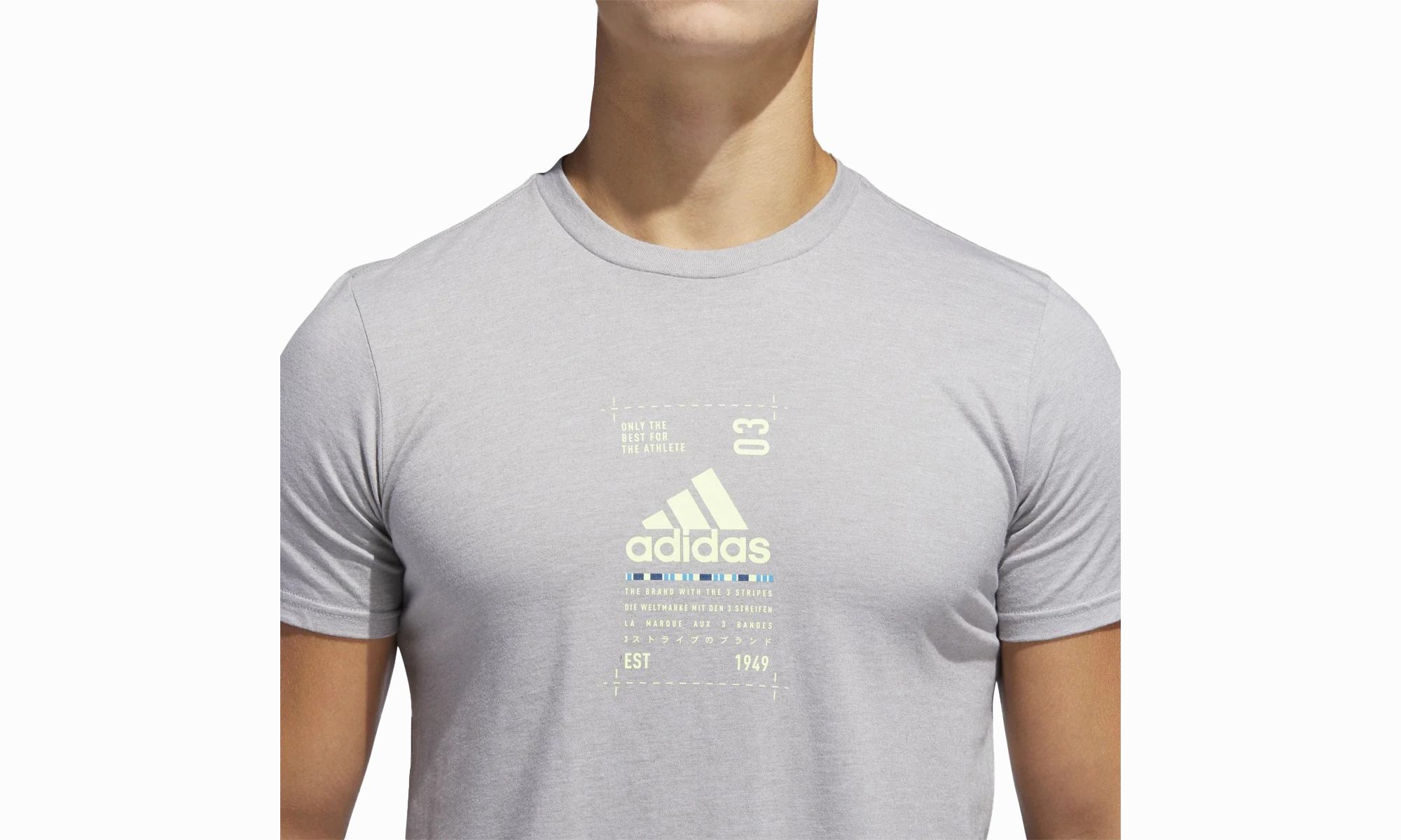 Snow Ready Emblem Coded Graphic Tee "Grey Heather"