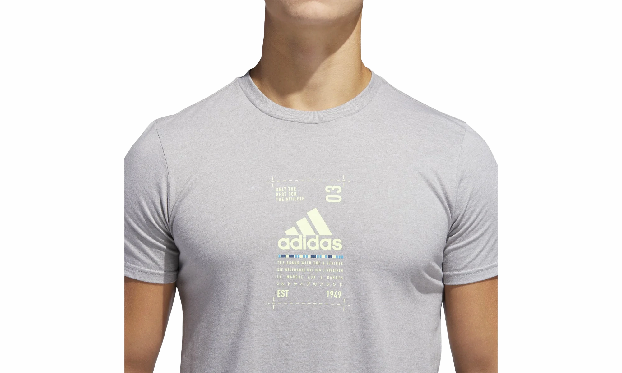 Emblem Coded Graphic Tee "Grey Heather" Neo Mode