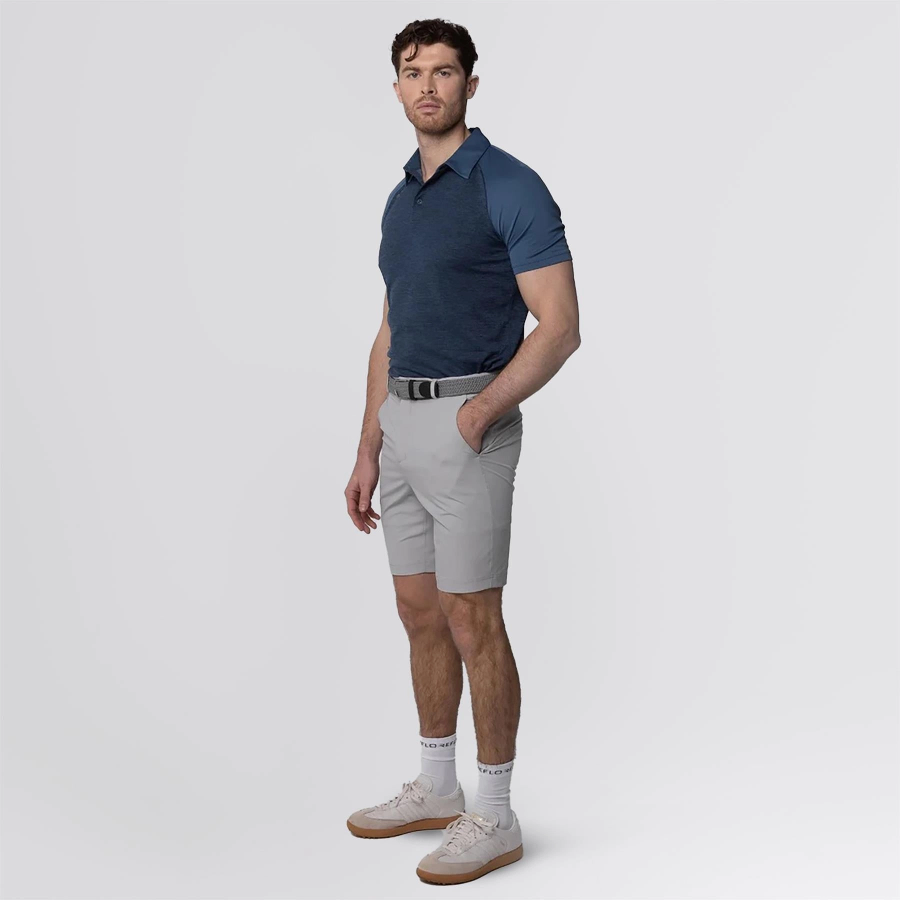 Icarian Shorts Rock Grey Anti Pilling Fabric Shock Dispersing Architecture