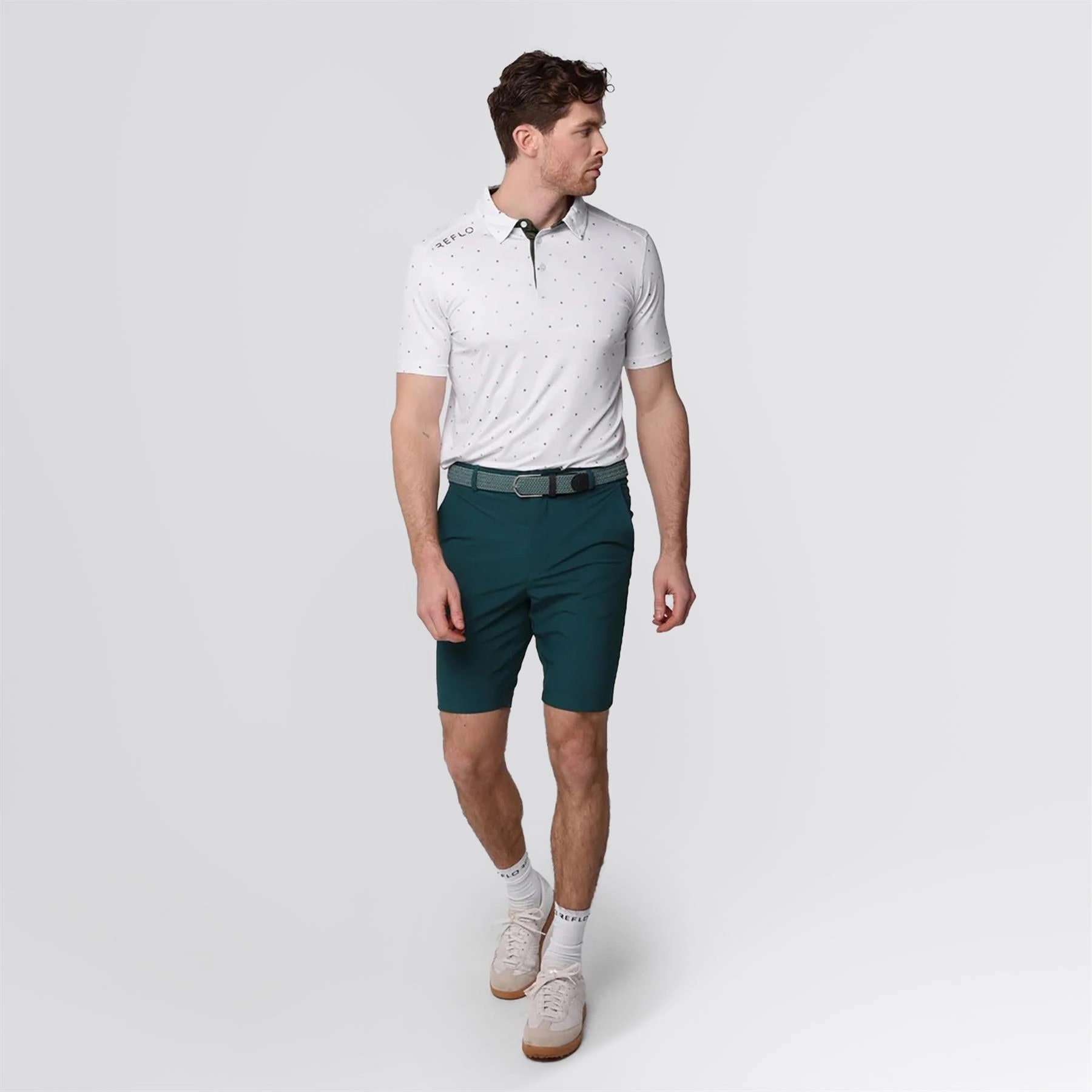 Icarian Shorts Warm Green plus-size choice Quick Access Cargo Pockets