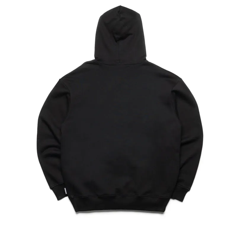 Shape Retention Soft Sense Ice Cream Cones Hoodie - Black