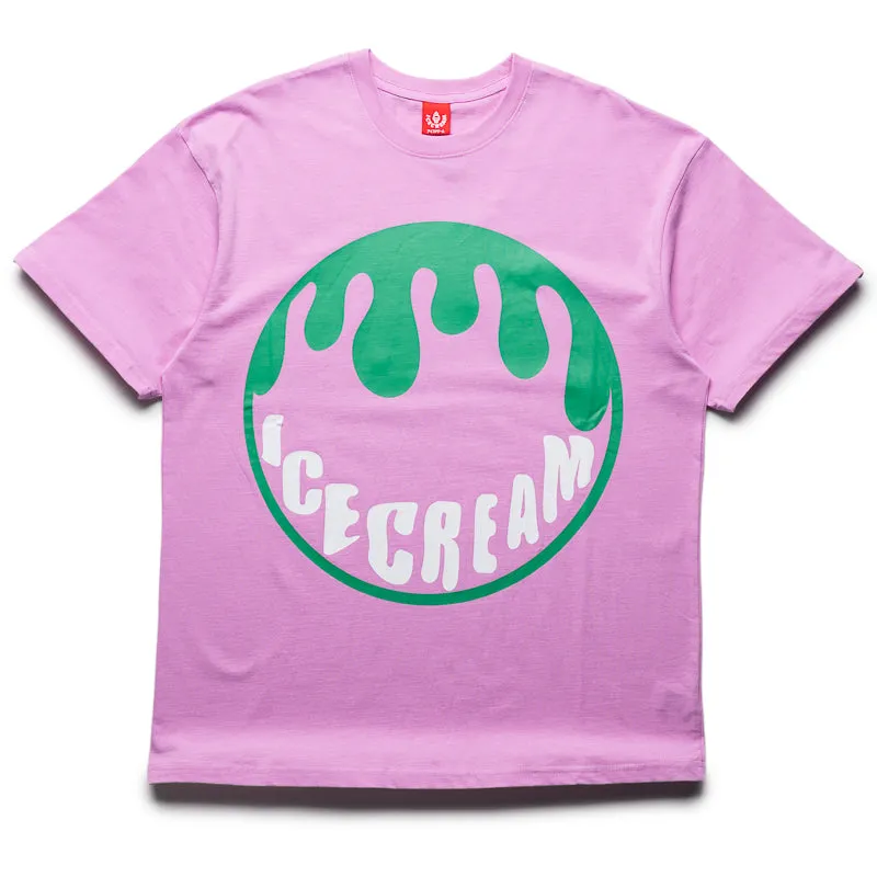 exhibition venue Iron safe Ice Cream Drippy Tee - Orchid