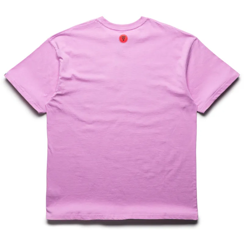 flared silhouette Ice Cream Drippy Tee - Orchid