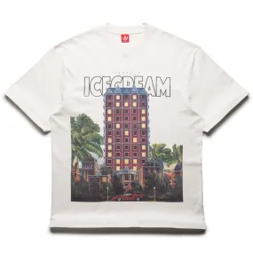 hoodie silhouette board shorts silhouette Ice Cream Estate Knit Tee - Whisper White