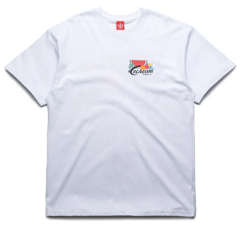 Ice Cream Fruits Of Labor Tee - White Seamless construction Ombre