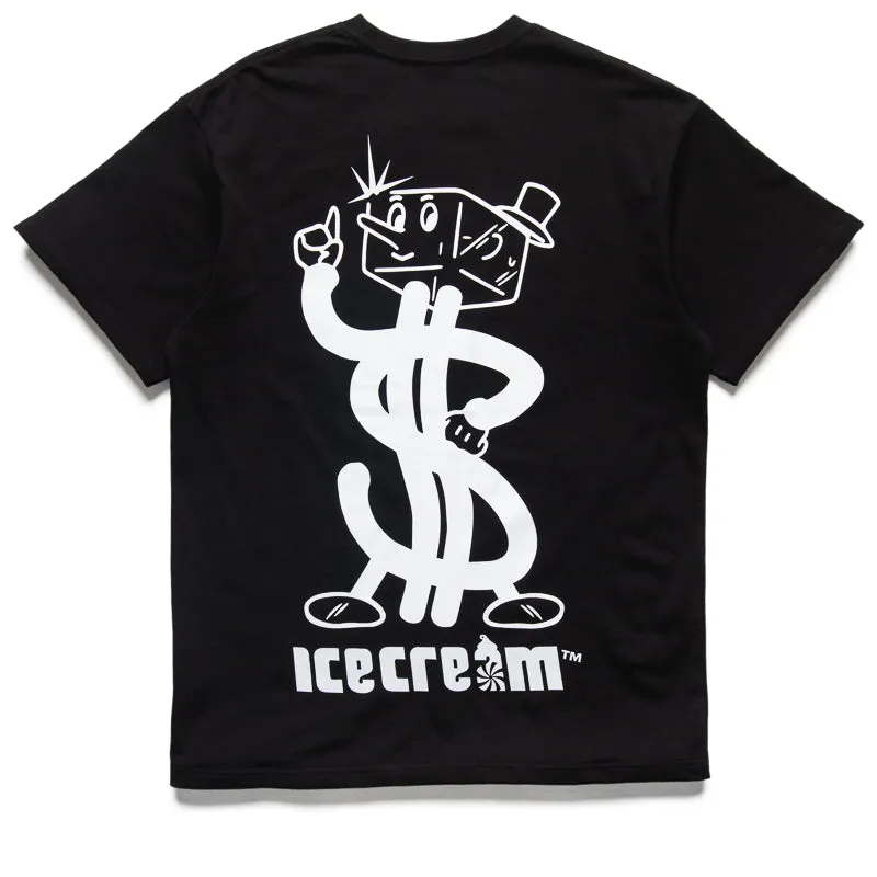 afternoon Ice Cream My Friends Call Me Cash Tee - Black