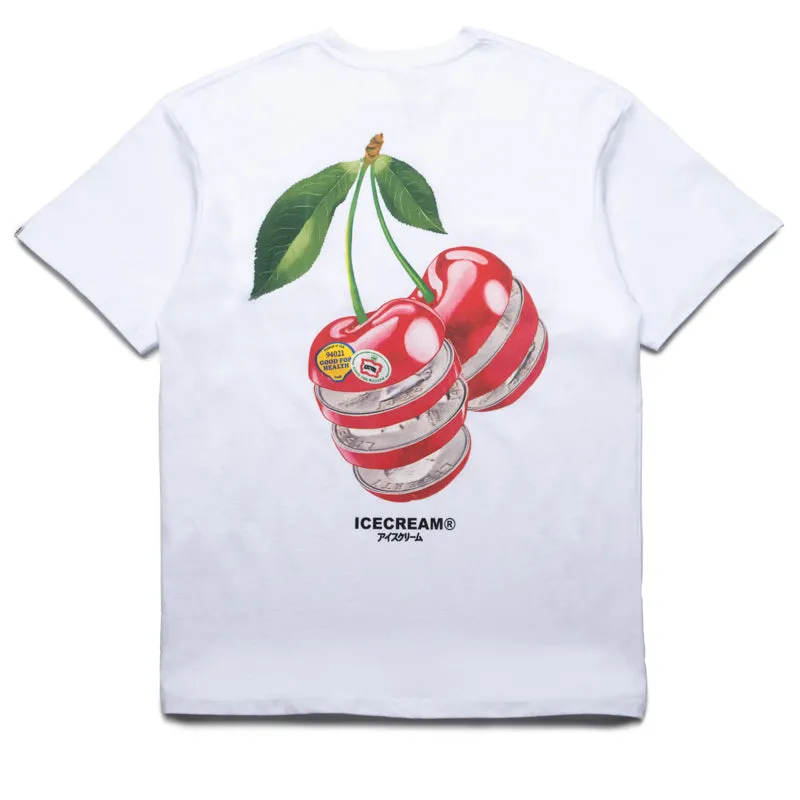 aquarium venue Ice Cream Quarters Tee - White