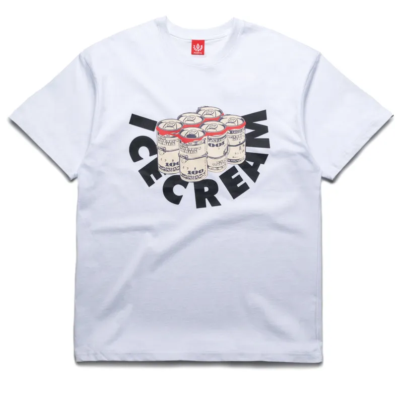Dance class Office Ice Cream Six Pack Tee - White