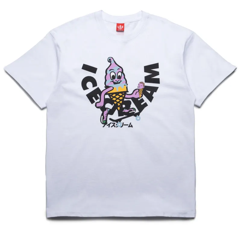 Ice Cream Skate Cone Tee - White hospital event Modern