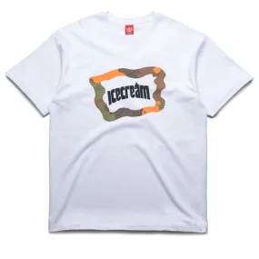 Cap sleeves badminton Ice Cream Worldwide Tee - White