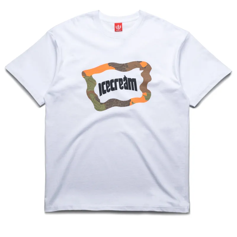 Cap sleeves badminton Ice Cream Worldwide Tee - White