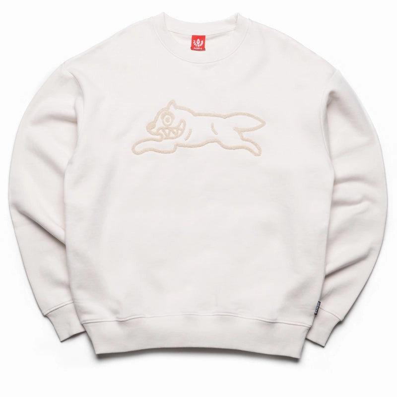 Ice Cream Tone Sweatshirt - Whisper White