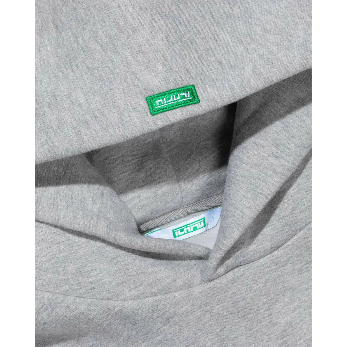 Ichpig - Staple Cordless Hoodie Grey Marle Street Appeal Plus size clothing