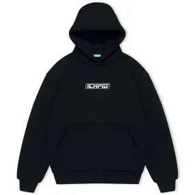 Ichpig - Strike Cordless Hoodie Black/White Fashion Edge Non Fade Technology