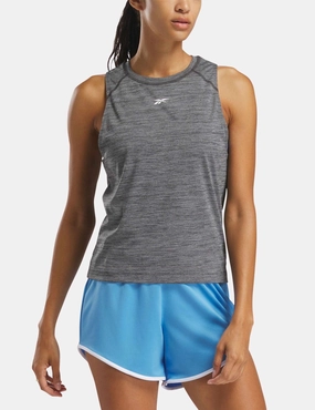 ID Train Tank Top - Black Melange Essential Fit