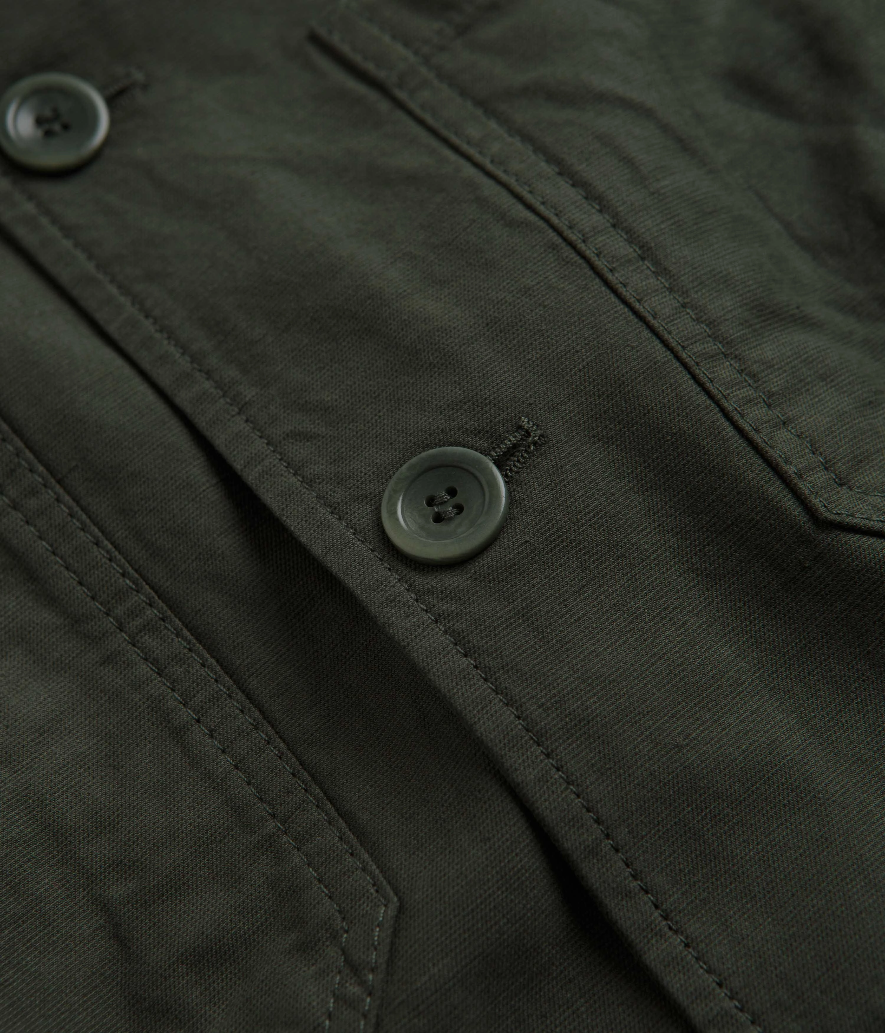 Mountain Checked Norse Projects Tyge Cotton Linen Overshirt - Spruce Green