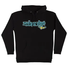 Errand Ready Floral Print Independent - Gonz Bar Hoodie Black
