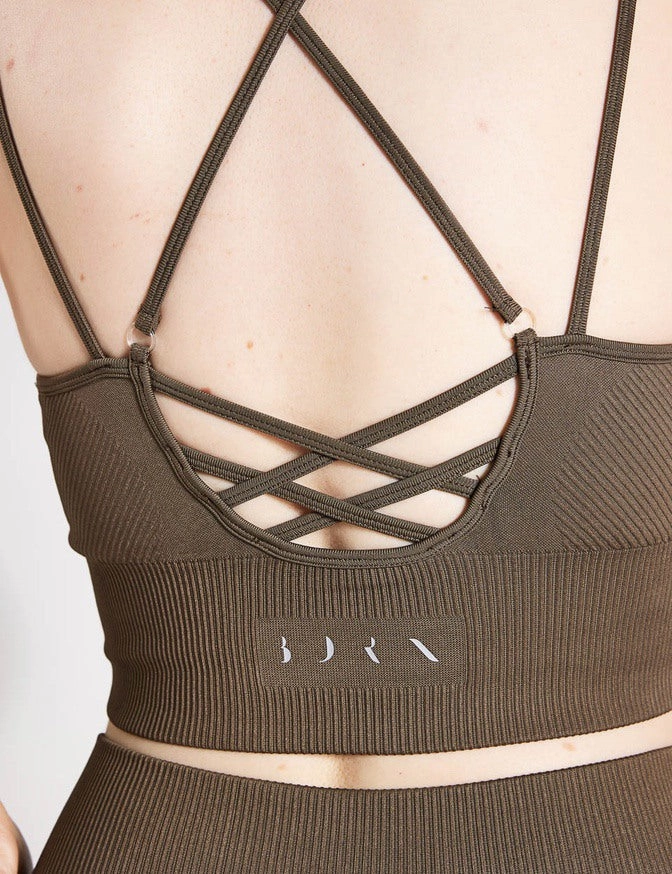 India Seamless Bra - Walnut Bright Ultrasonic seams