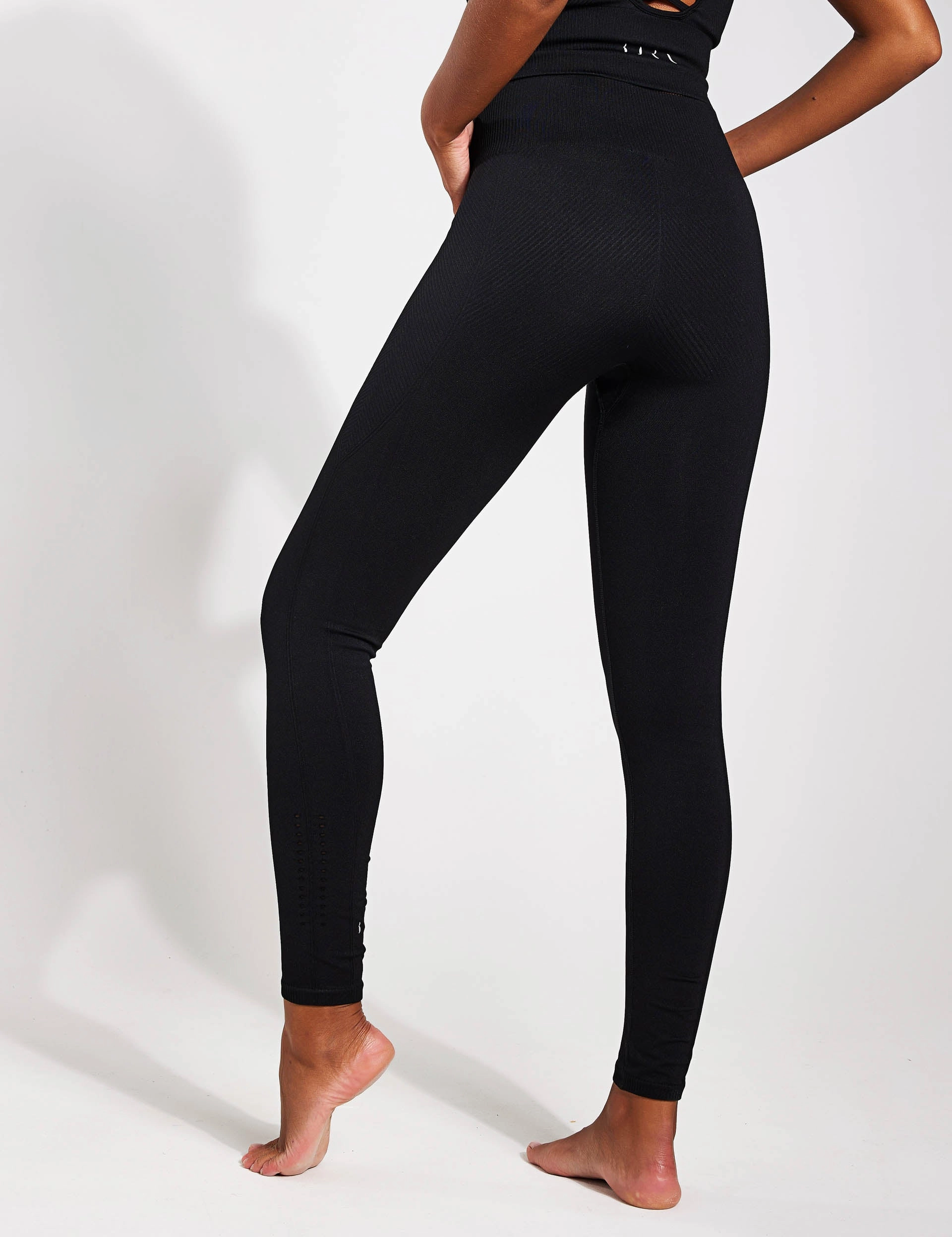 Thermal Warm Home Lounge Home Lounge Extra Soft India Seamless Legging - Black