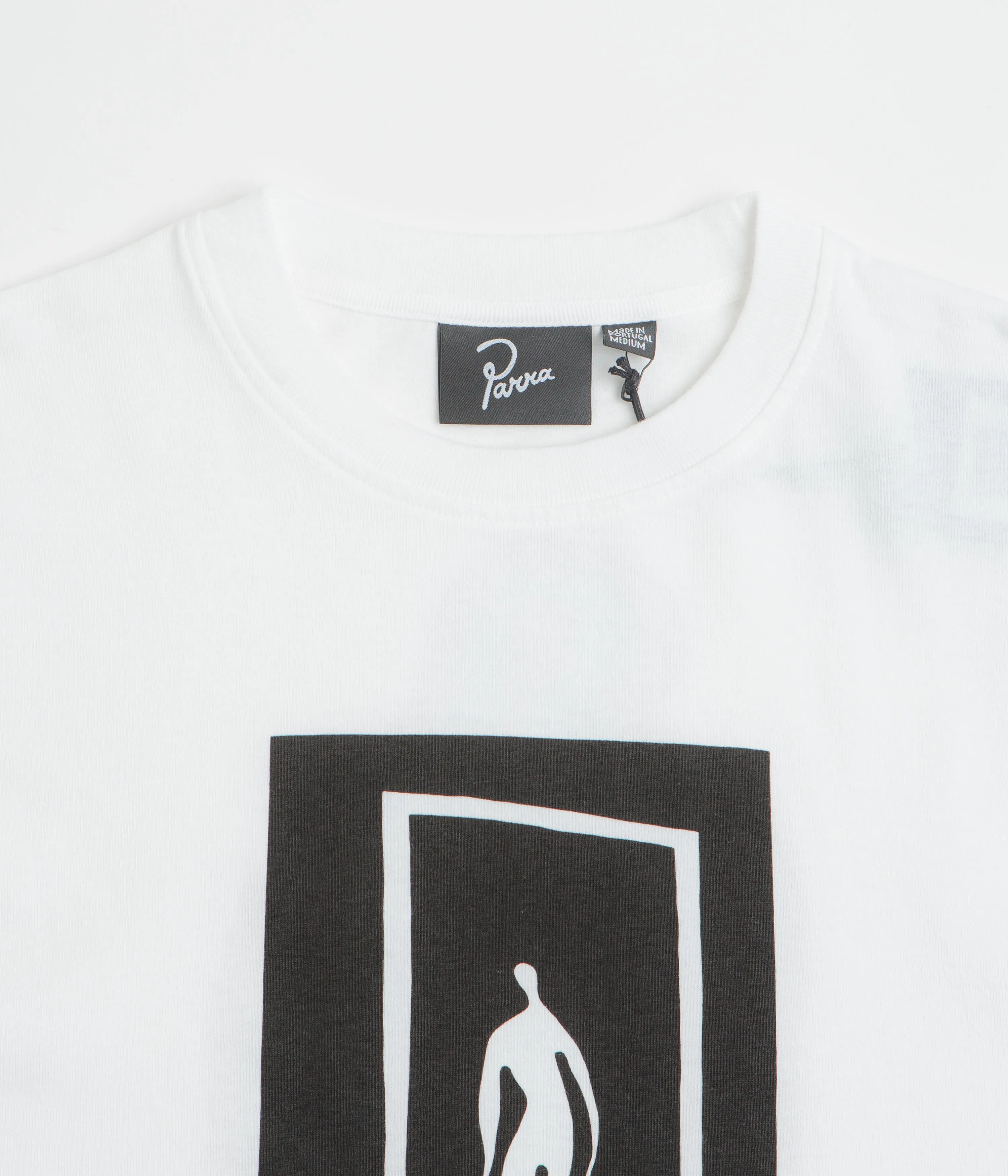 by Parra The Hotel Long Sleeve T-Shirt - White Short Length Drawstring