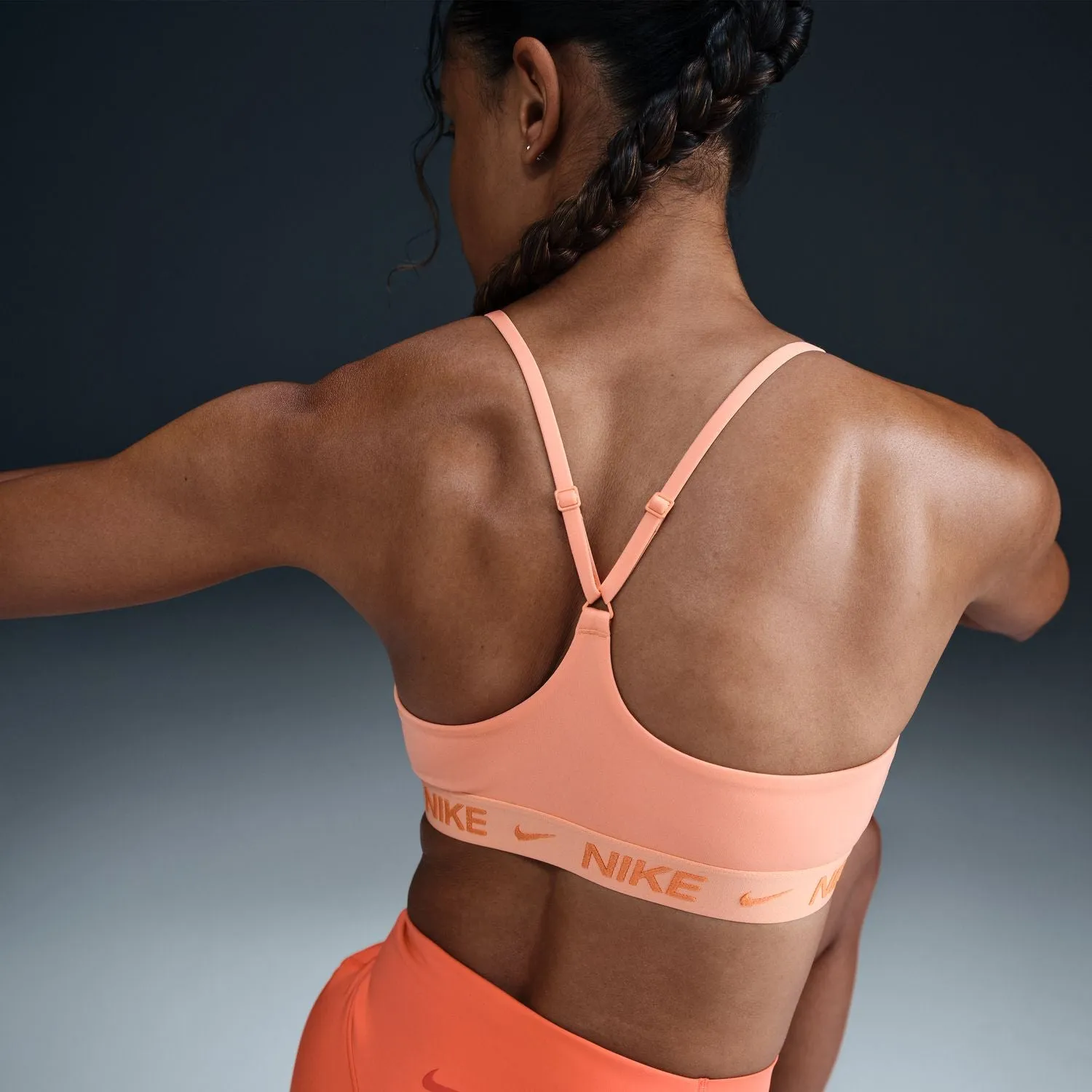 DoubleLayeredHem Indy Sport Bra - Womens