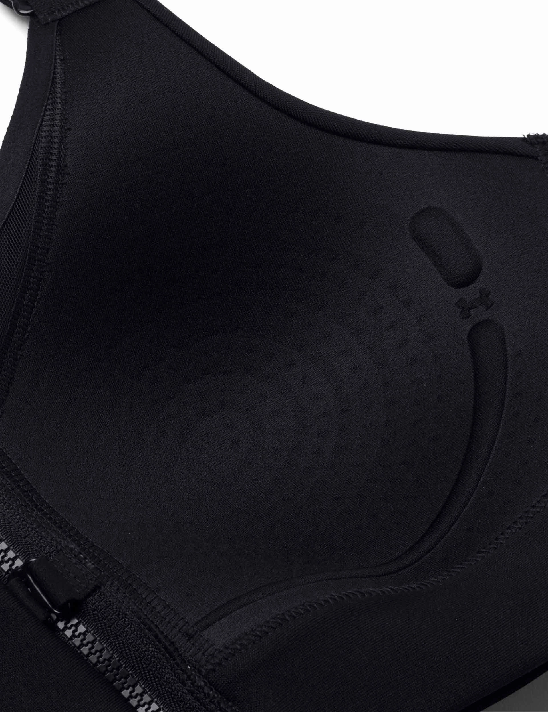 Infinity 2.0 High Zip Sports Bra - Black Underwear