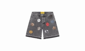 Swim Easy Windproof Fabric Infinity Denim Shorts "Multi"