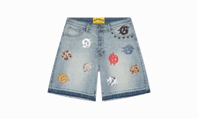 Infinity Denim Shorts "Multi" 4Way Stretch Water Soul