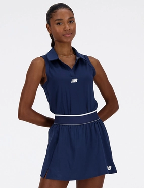 Travel Lightness Adaptive Flex Panels Collared Tournament Tank - NB Navy