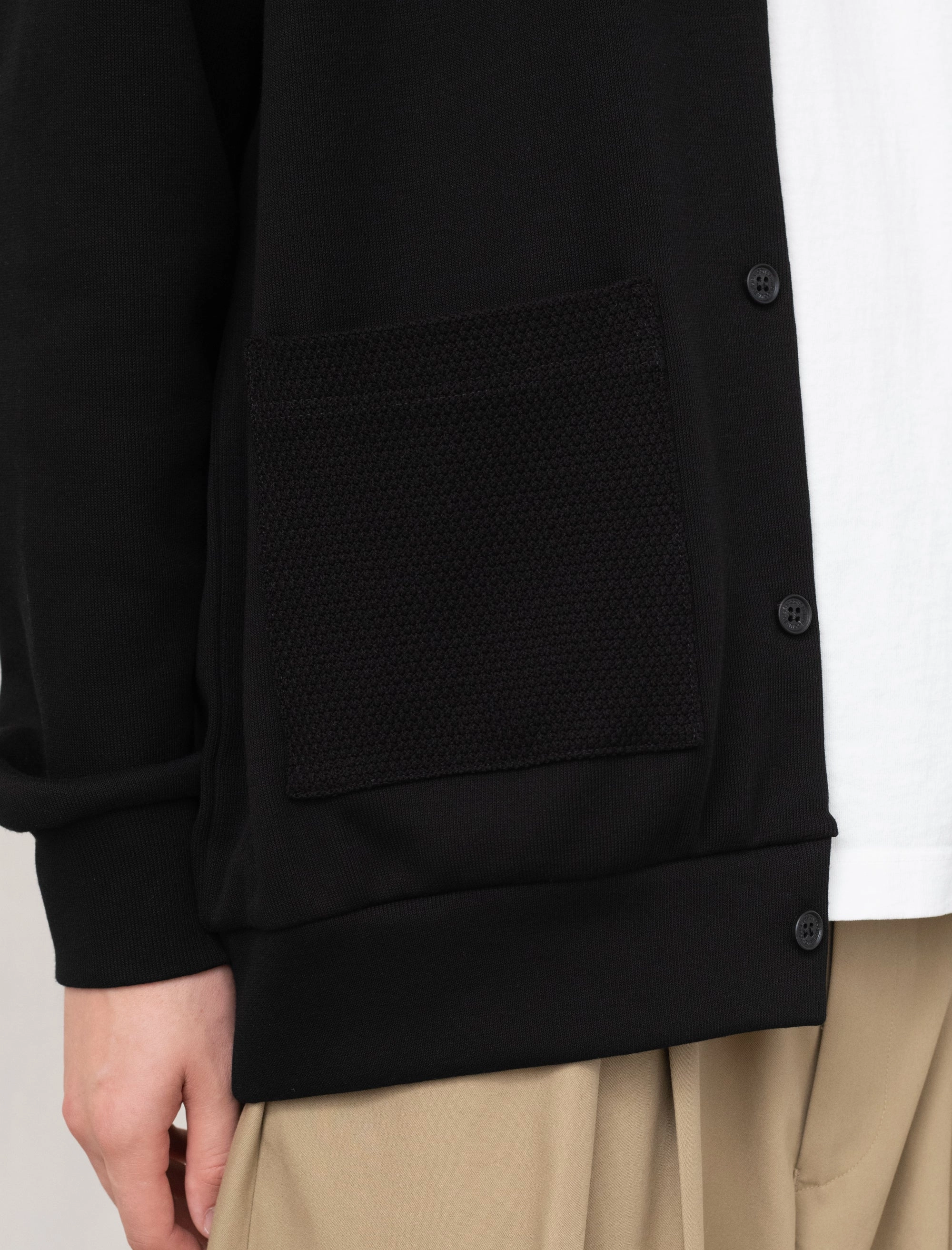 Cardigan (Black) Durable Outer Layer