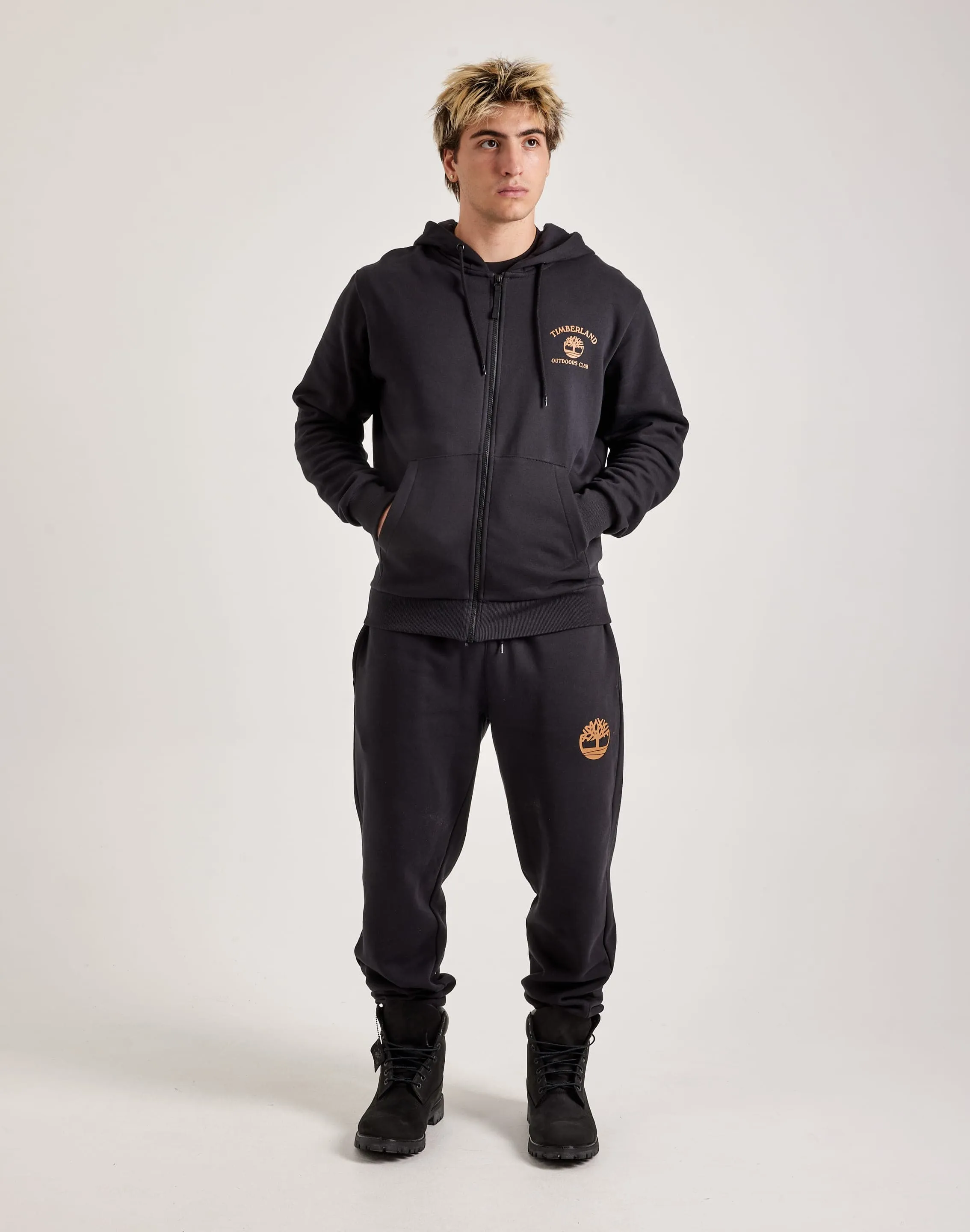 HighCollar Style Timberland Full-Zip Hoodie