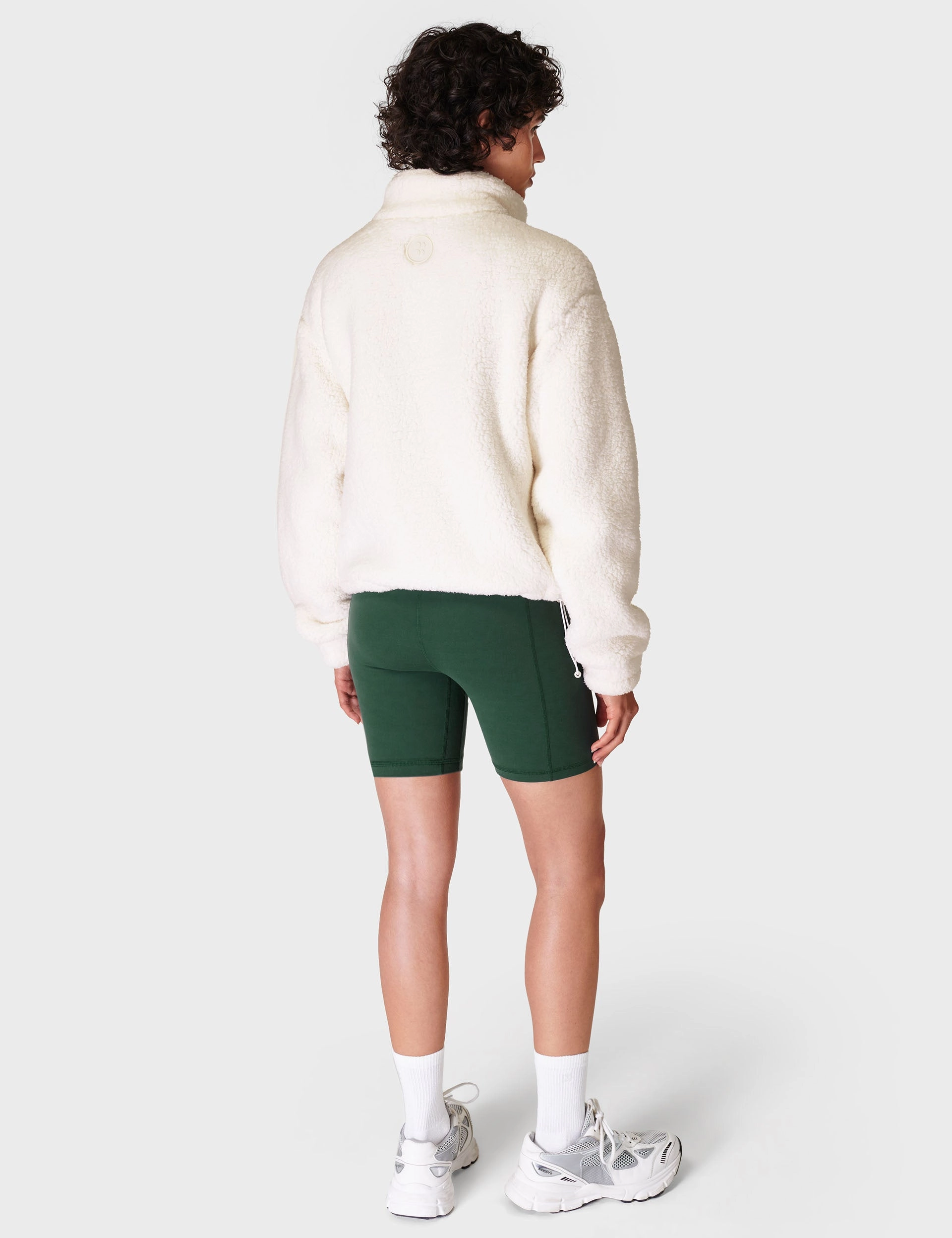 Canyon Fleece Zip Up - Lily White Rainy Day Option Laser Cut Airflow Vents