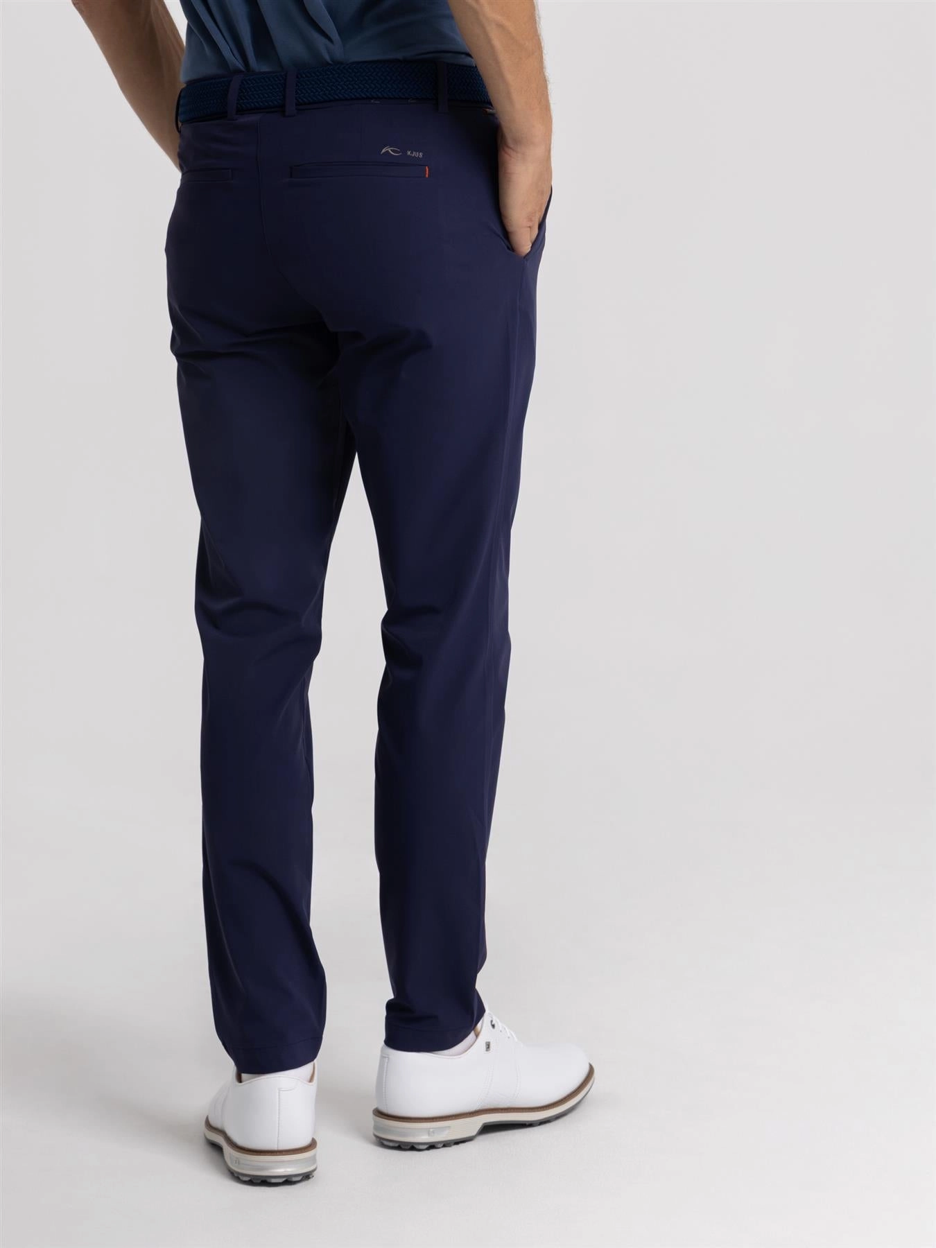 Adjustable loop ErgonomicStitching Iver Tailored Fit Trousers Atlanta Blue