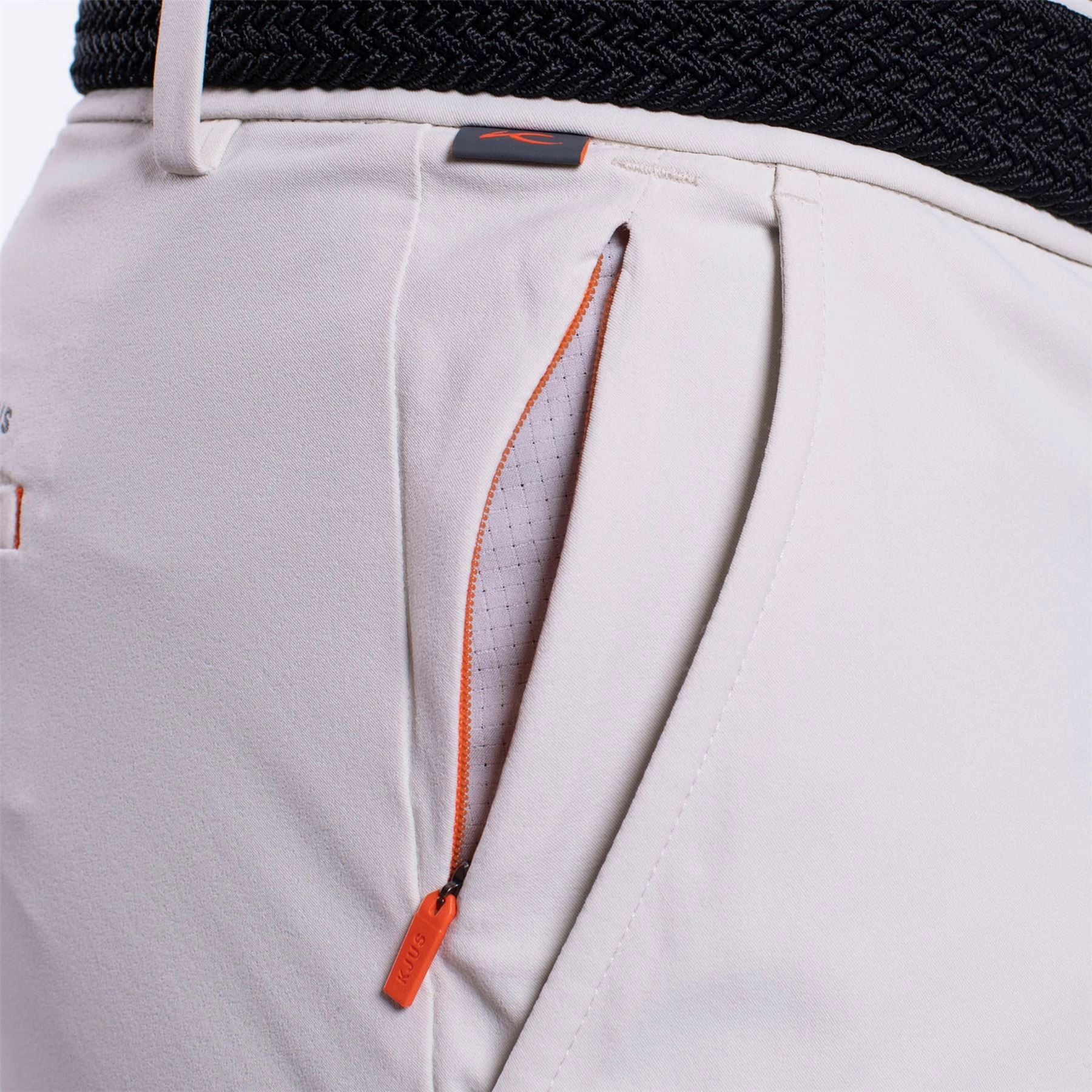 Stretch Fabric Iver Tailored Fit Trousers Birch