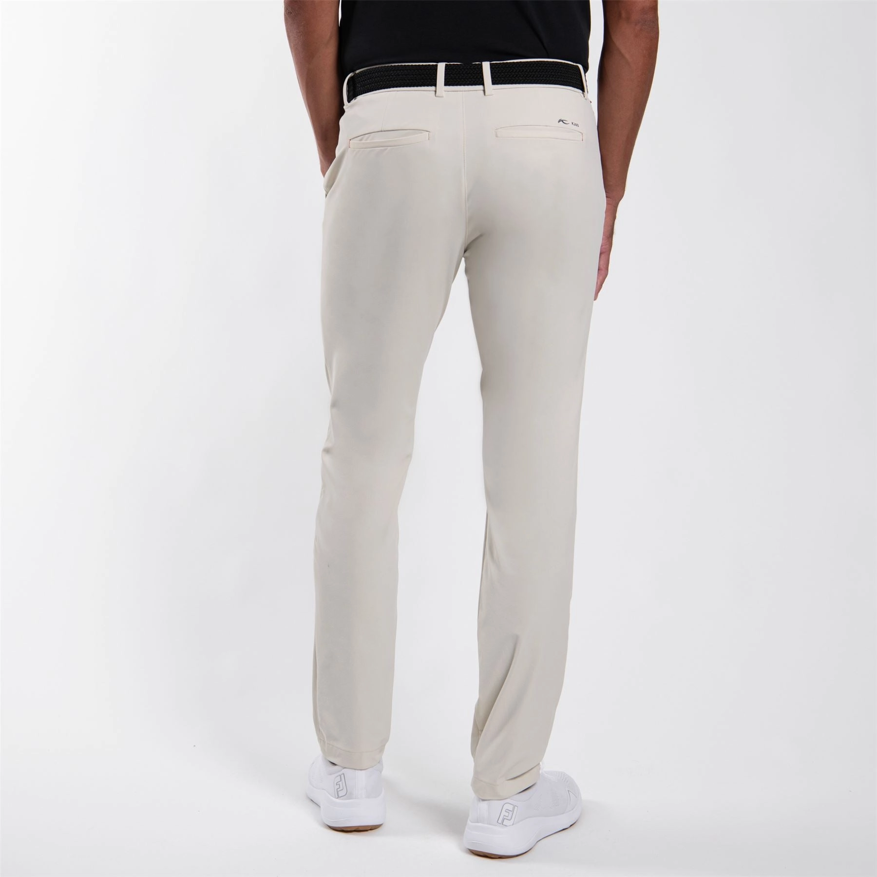 Lightweight Fabric ReinforcedBeltLoops Iver Tailored Fit Trousers Birch