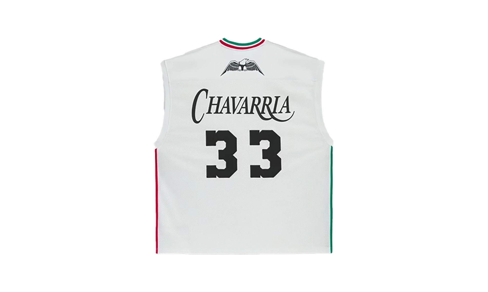 Jabbar Bball Jersey "Willy Chavarria - Off White" Eco Wear WrinkleFree Fabric