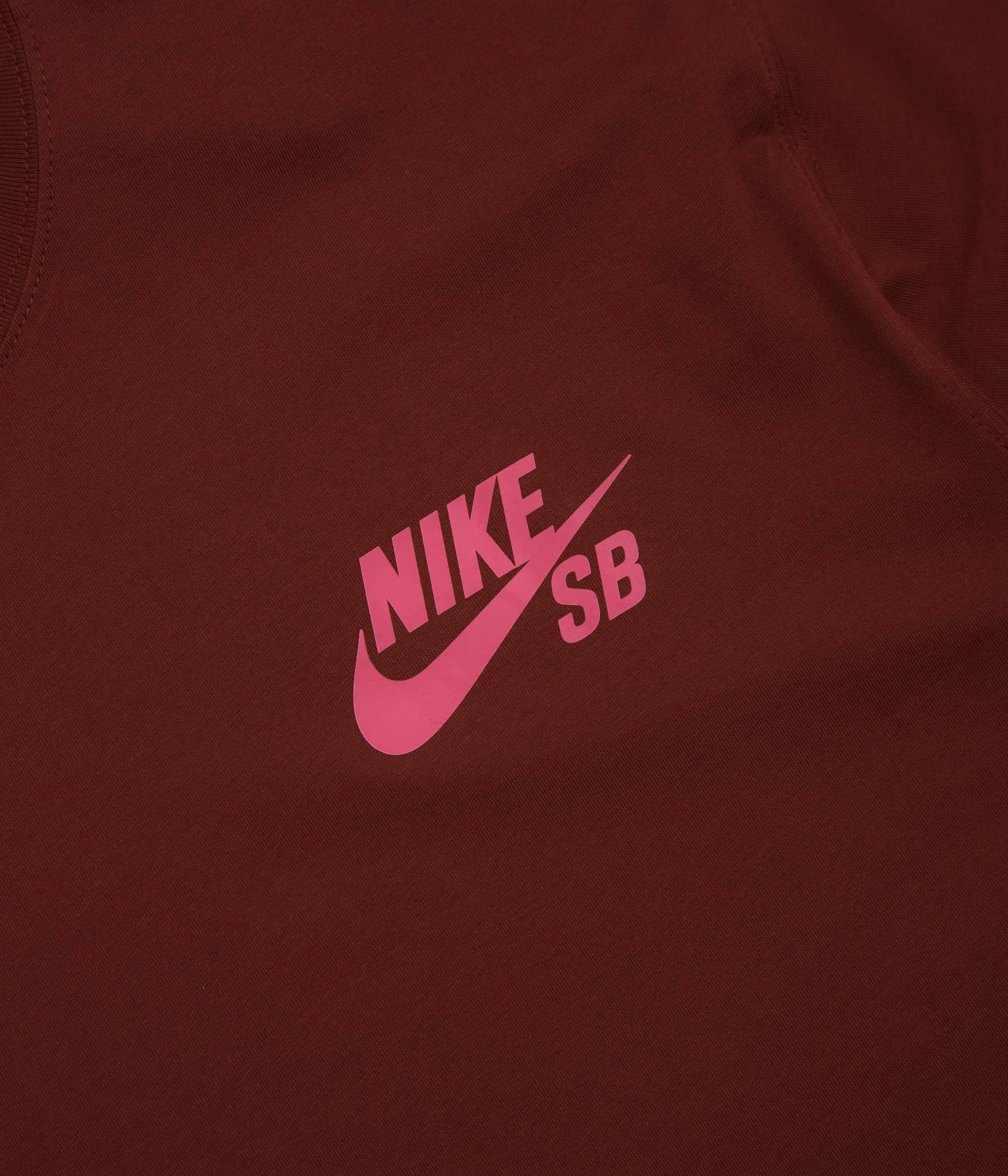 Nike SB Logo T-Shirt - Dark Team Red Soft Texture