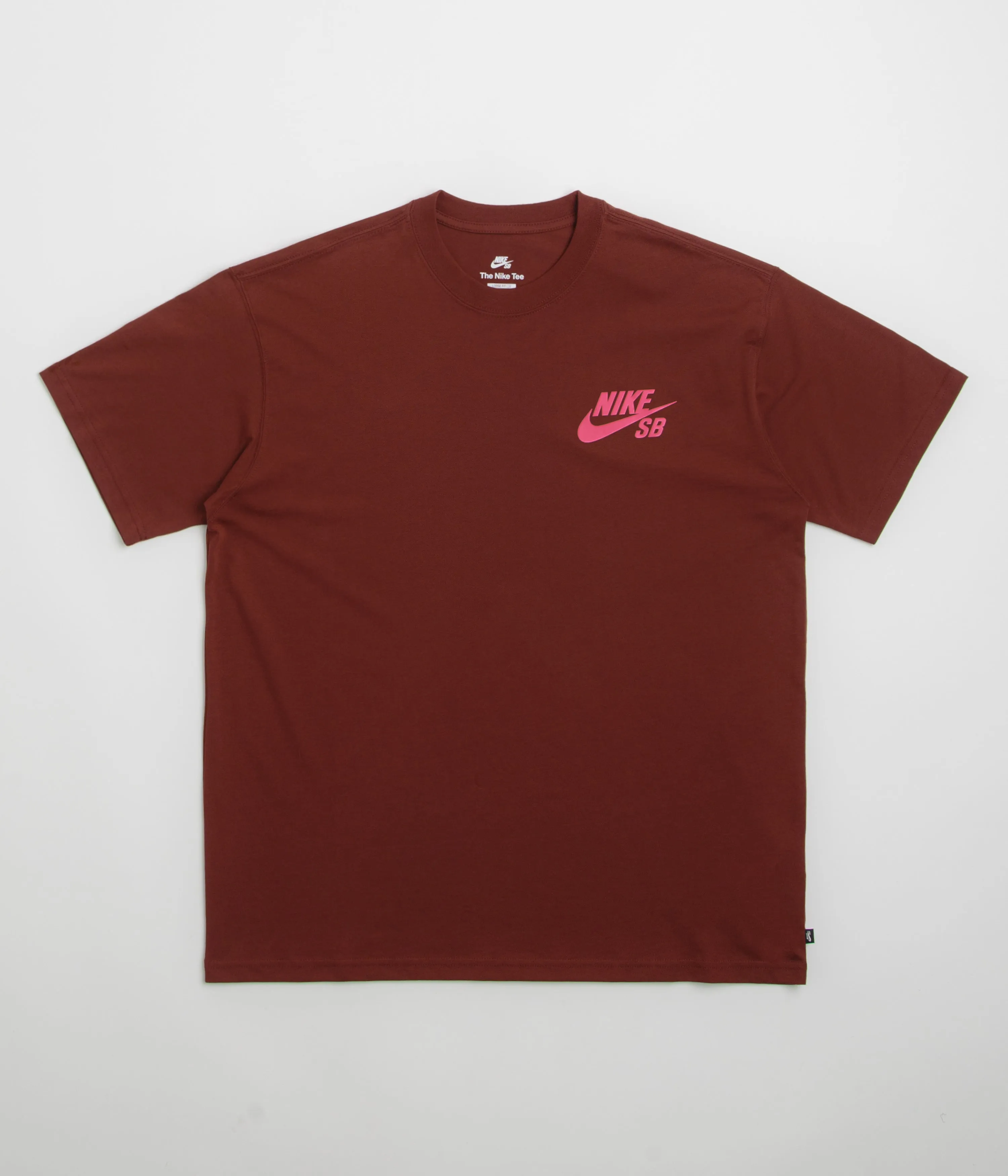 Nike SB Logo T-Shirt - Dark Team Red Snap Buttons Shopping Mall