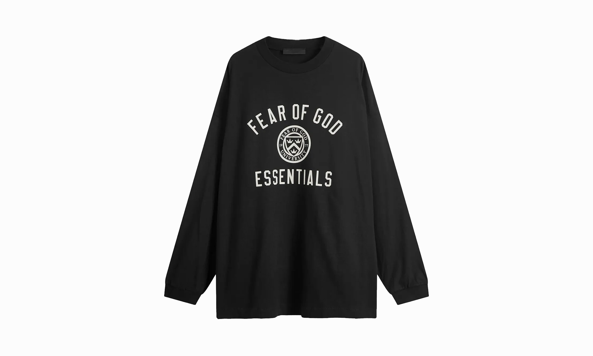Forest Air Sky Mood Jersey Crewneck Long Sleeve Tee "Black"