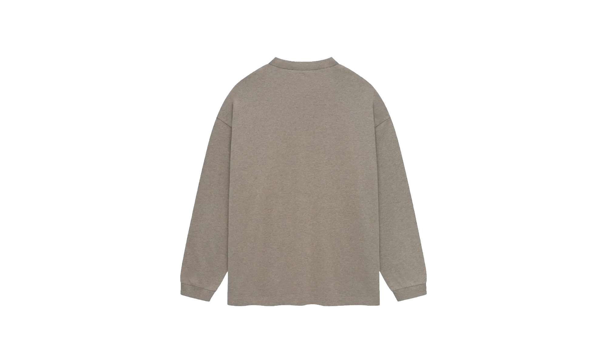 Tagless Design Craft Edge Jersey Crewneck Long Sleeve Tee "Heather Grey"