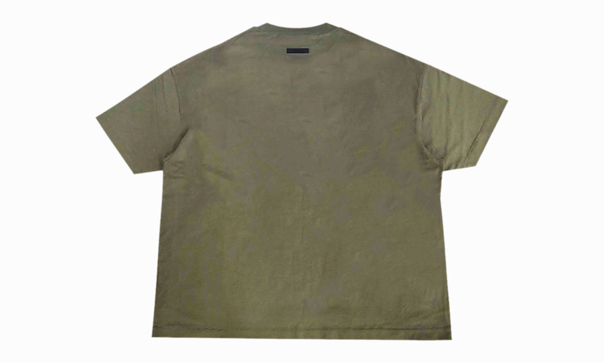 Layered Hem Details Surf Mood Jersey Crewneck SS Tee "Military"