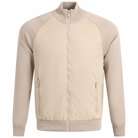 V-Neck Non Restrictive Cut Jiorge Jacket Light Beige