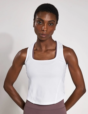 Heat resistant Jodie Tank - White