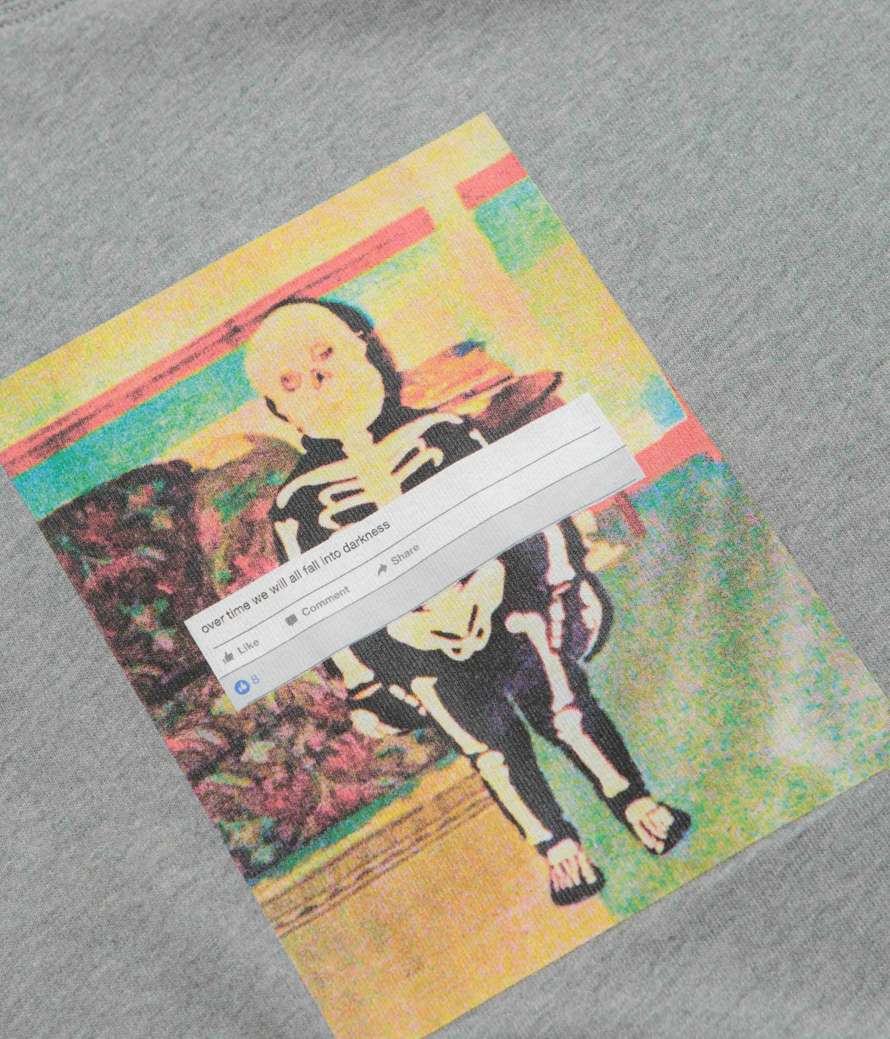 Polar Skeleton Kid T-Shirt - Heather Grey Oeko Tex Certified Material