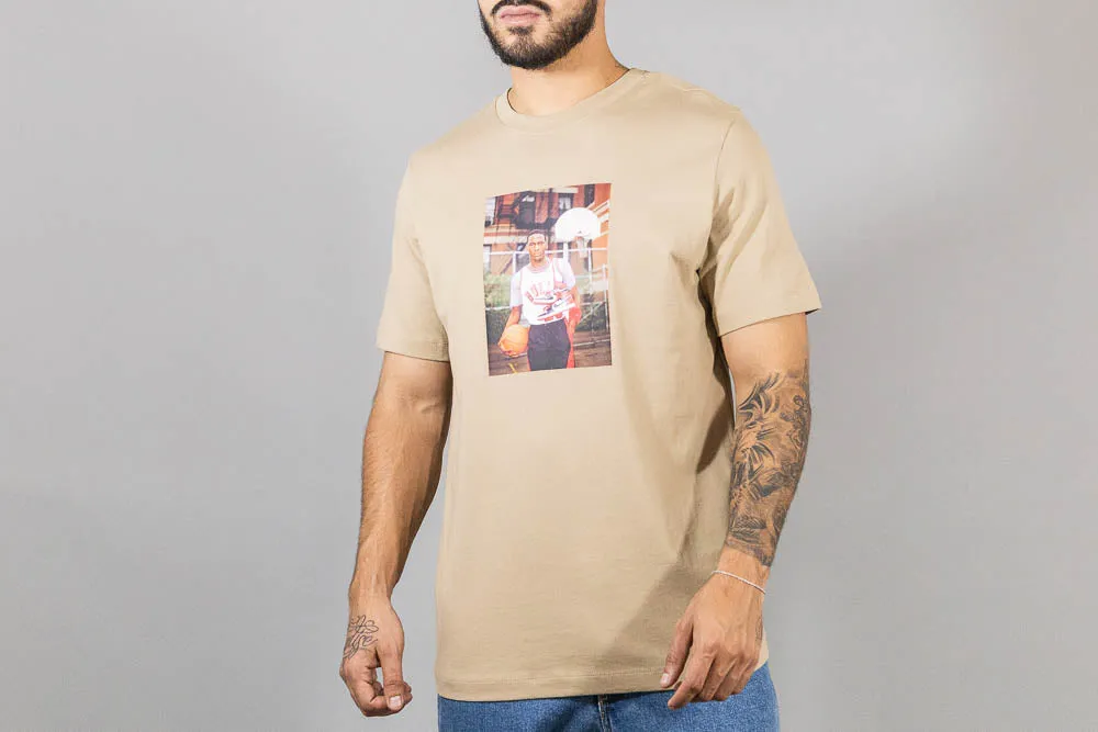 Jordan Brand Photo SS Tee Anti Pilling Finish Linen Blend Fabric