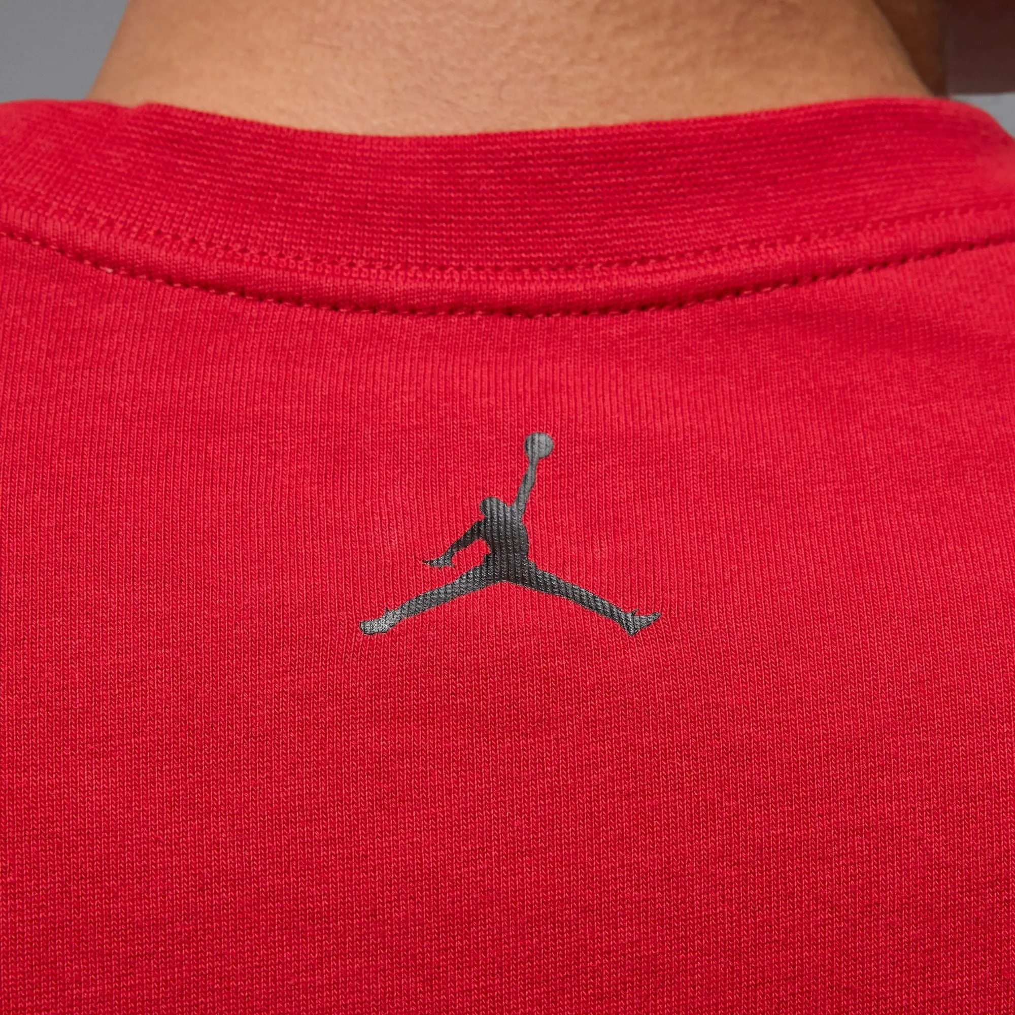 Cyber Core Jordan Brand Sneaker Patch T-Shirt (Varsity Red/Black)