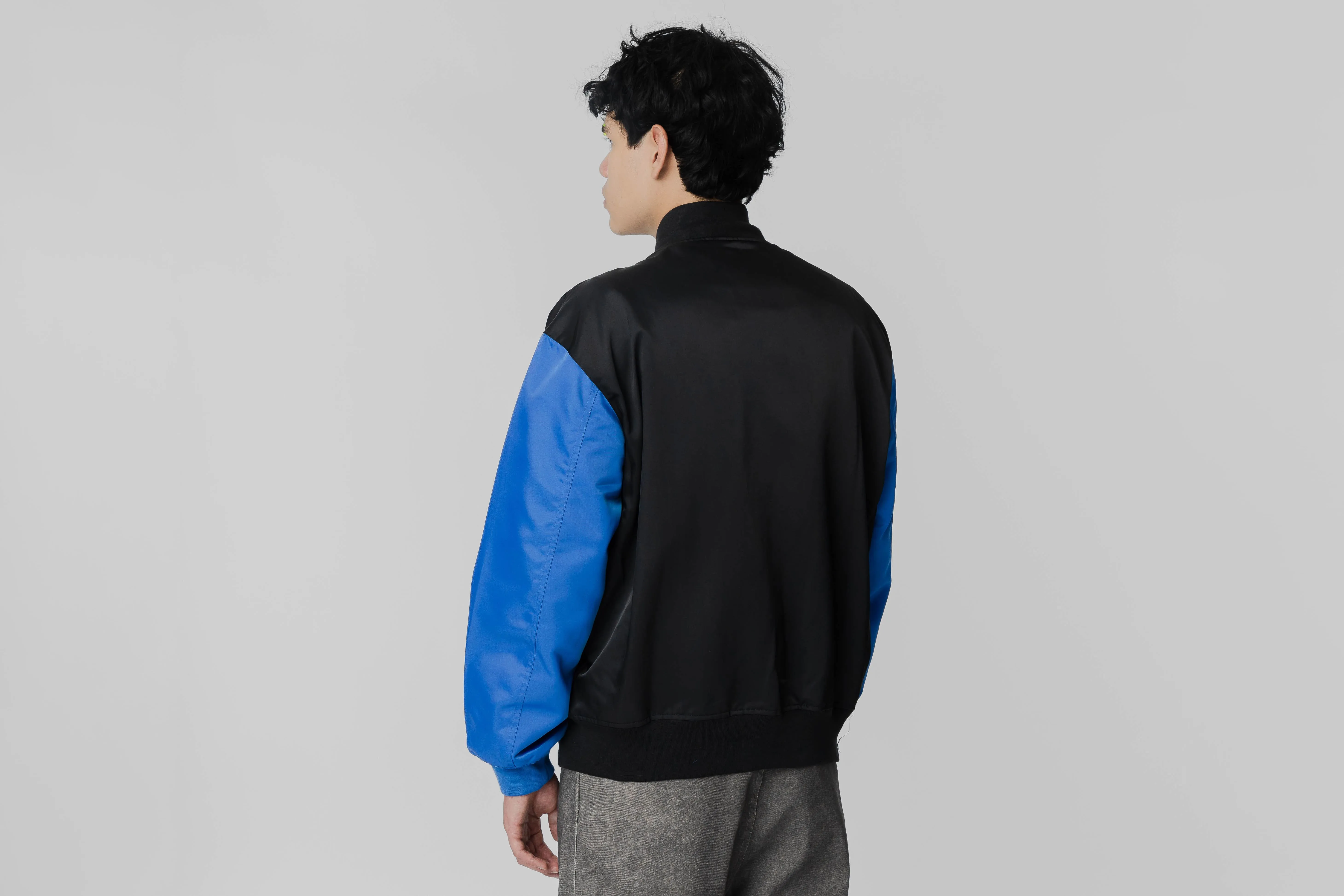 Jordan Brooklyn Collegiate Varsity Jacket Noise Reducing Fabric Treatment Unlined Design