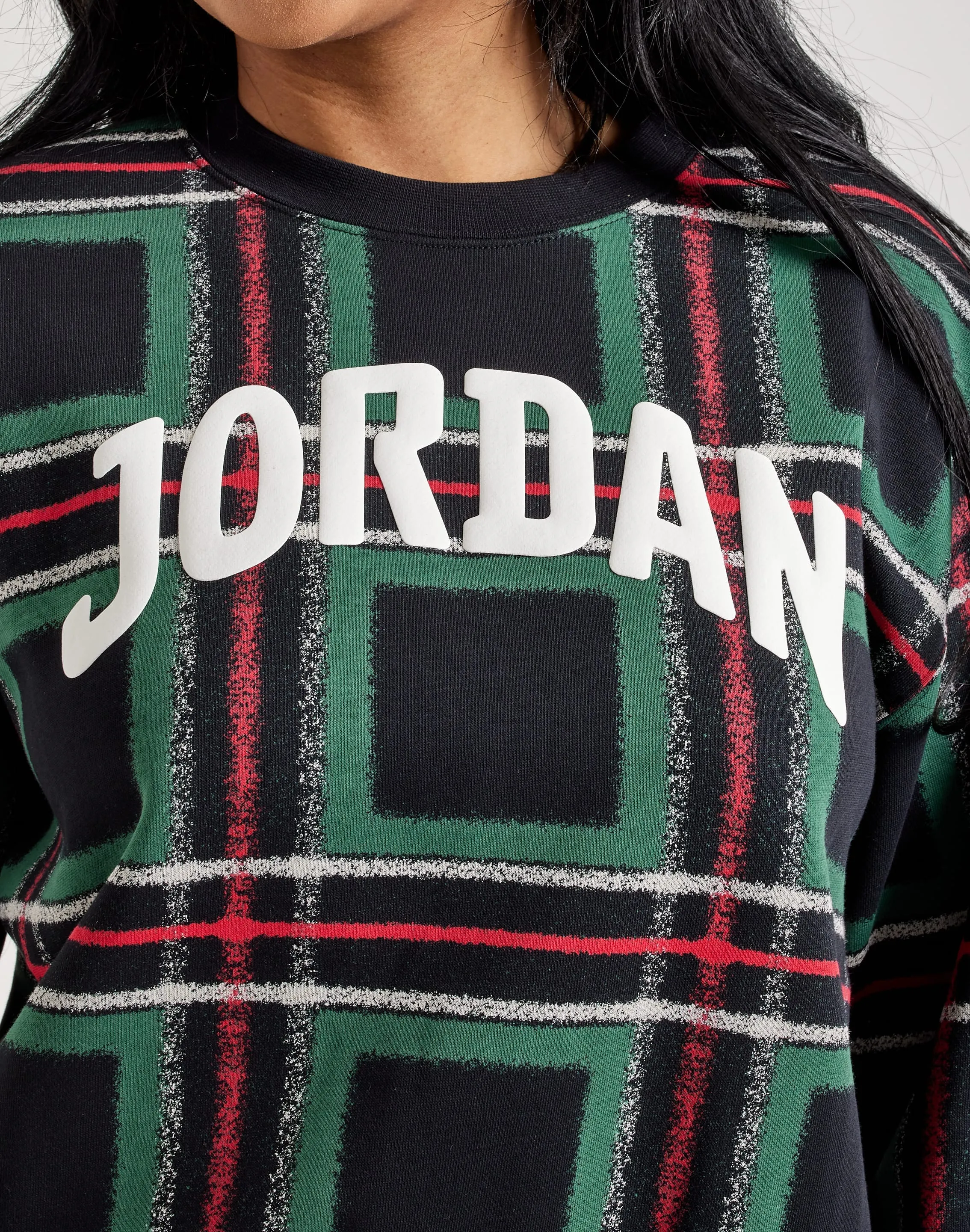 Jordan Brooklyn Fleece Crewneck Sweatshirt OdorResistantFabric Sheer Fit