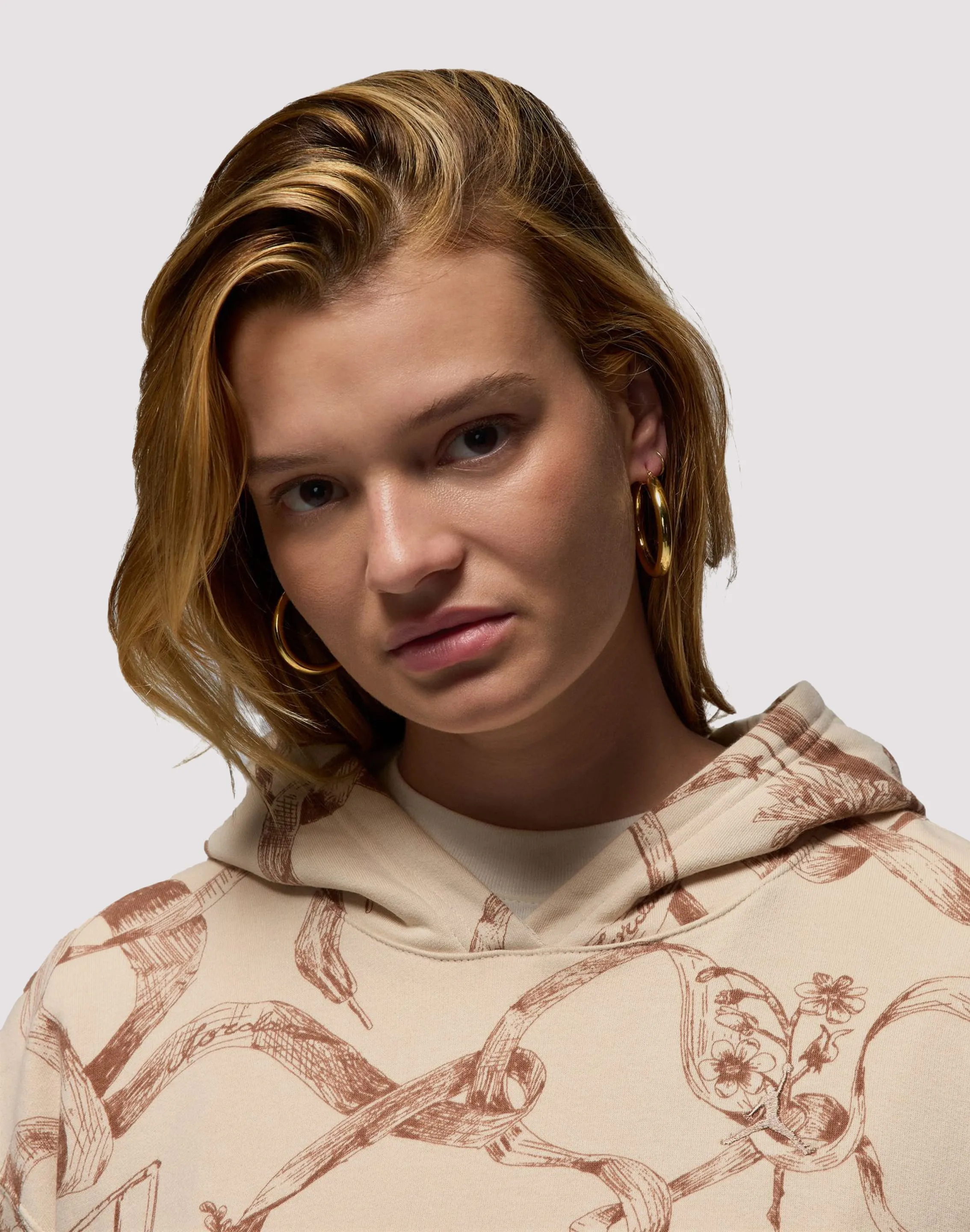 SmoothGripFastenings Jordan Brooklyn Fleece Printed Hoodie